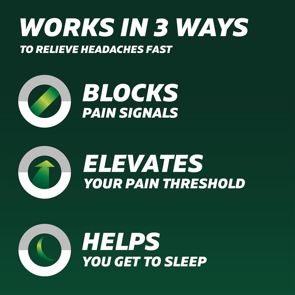 Excedrin Pm Pain Reliever And Nighttime Sleep-Aid Caplets For Headache Relief  24 Count