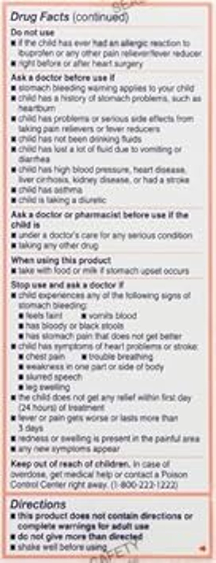 Children'S Motrin Oral Suspension Medicine For Kids, 100Mg Ibuprofen, Berry Flavored, 4 Fl. Oz Children'S Motrin Oral Suspension Medicine For Kids, 100Mg Ibuprofen, Berry Flavored, 4 Fl. Oz