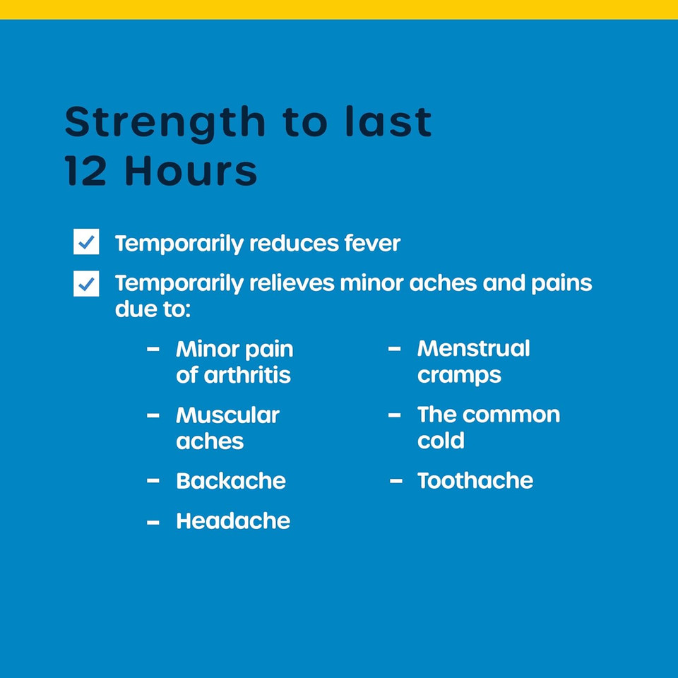 Healthcareaisle Naproxen Sodium, 220 Mg  200 Caplets  Pain Reliever And Fever Reducer, Up To 12 Hours Of Relief