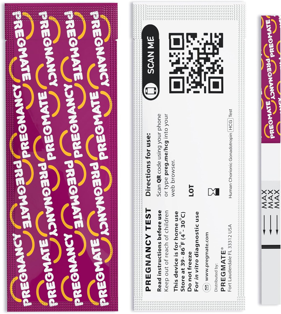 Pregmate 100 Ovulation And 20 Pregnancy Test Strips Predictor Kit
