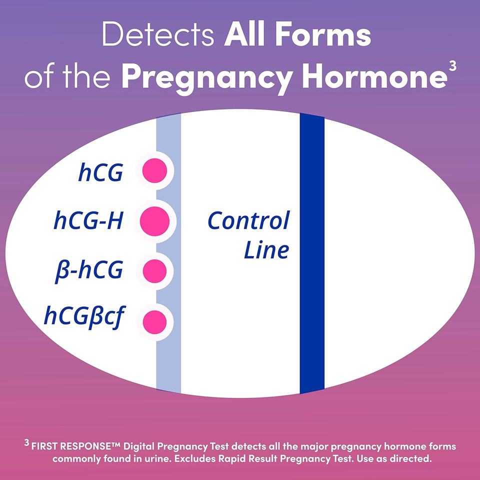 First Response Gold Digital Pregnancy Test, 2 Pack