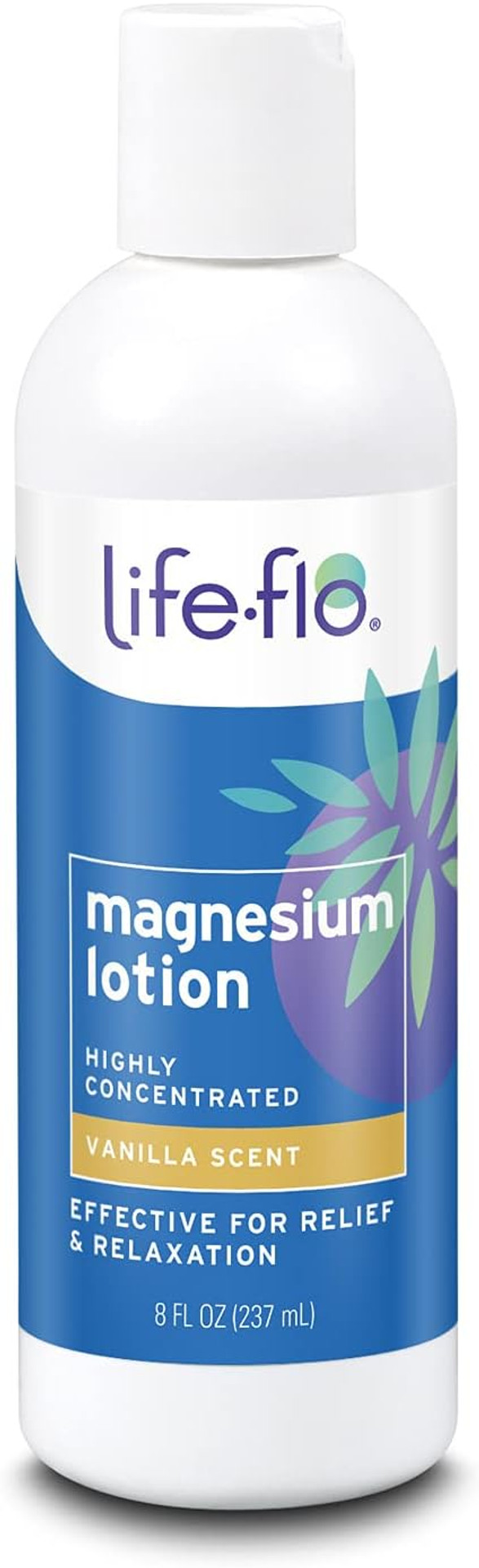 Life-Flo Magnesium Lotion | Magnesium Chloride Supplement Sourced from Zechstein Seabed | For Muscle Massage and Relaxation| 8 fl oz