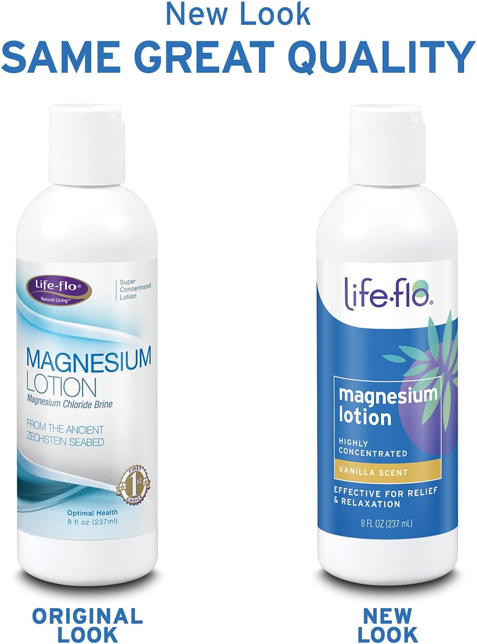 Life-Flo Magnesium Lotion | Magnesium Chloride Supplement Sourced from Zechstein Seabed | For Muscle Massage and Relaxation| 8 fl oz