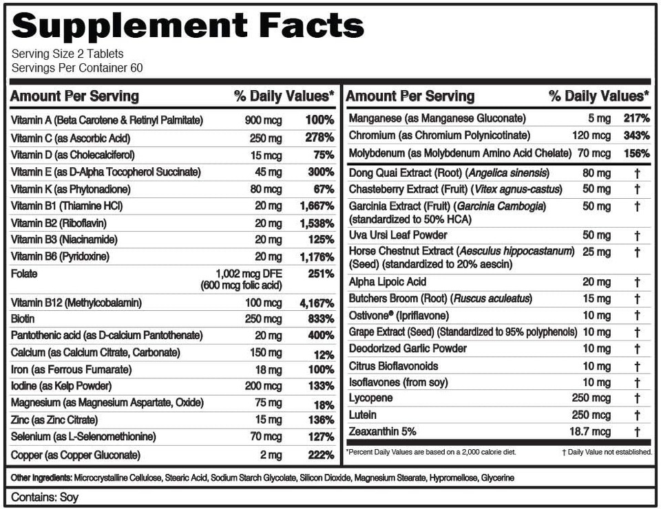 Evlution Nutrition Women'S Multivitamin - Full Spectrum Vitamins & Minerals, Immune Health, Vitamin C & D, Iron, Zinc, Antioxidants & Bioflavonoids, Skin, Hair, Bone, Eye Health, 120 Tablets, 60 Days Evlution Nutrition Women'S Multivitamin - Full Spectrum Vitamins & Minerals, Immune Health, Vitamin C & D, Iron, Zinc, Antioxidants & Bioflavonoids, Skin, Hair, Bone, Eye Health, 120 Tablets, 60 Days