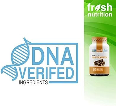 Organic Turkey Tail Mushroom Extract Supplement - High In Beta Glucans  Non-Gmo, Vegan Friendly, Gluten-Free - 90 Capsules