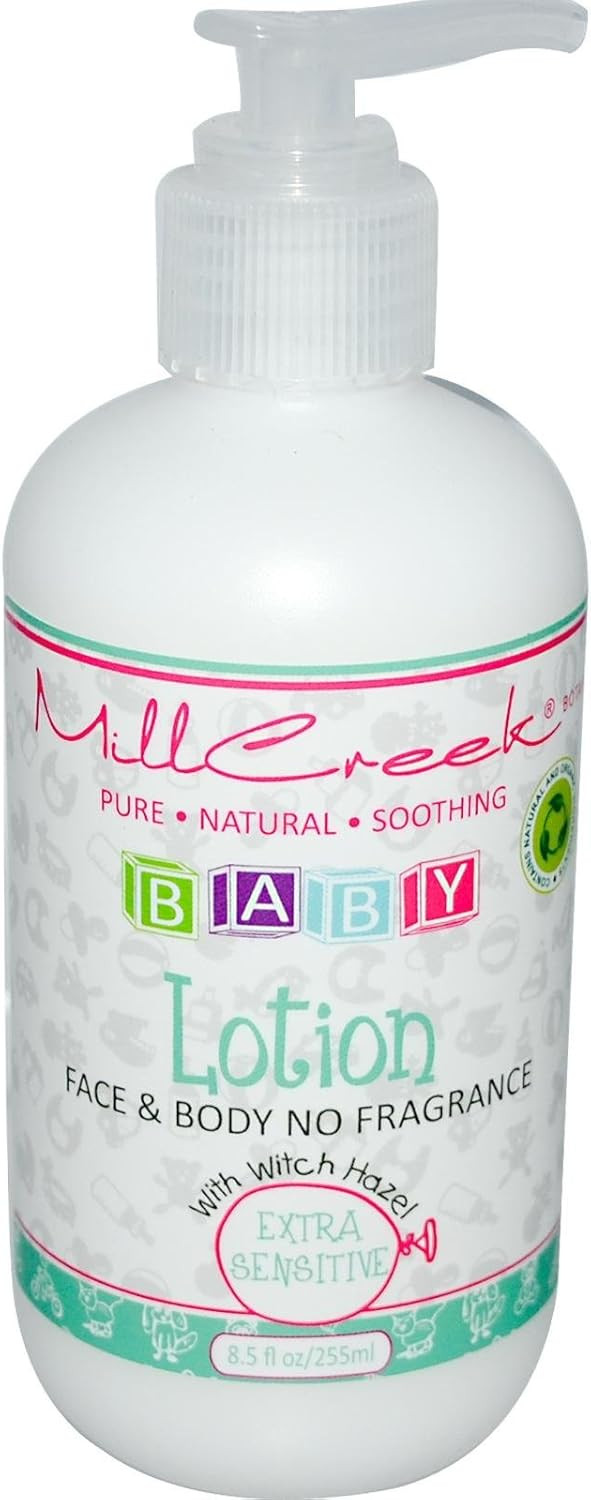 Mill Creek Baby Lotion With Witch Hazel, Fragrance Free - 8.5 Fl. Oz./ 255 Ml