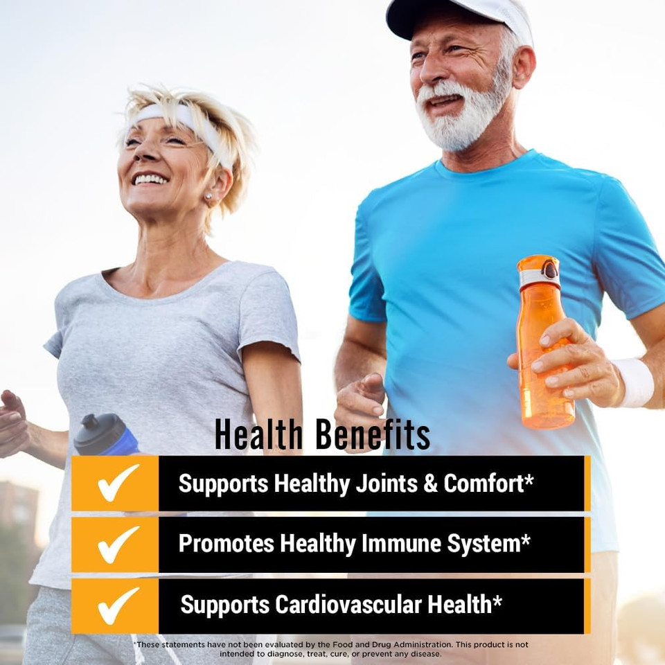 Turmeric Curcumin With Bioperine Black Pepper & 95% Curcuminoids, 1965Mg, Maximum Absorption For Joint Support, Non-Gmo Turmeric Capsules, Made In Usa - 90 Veg Caps