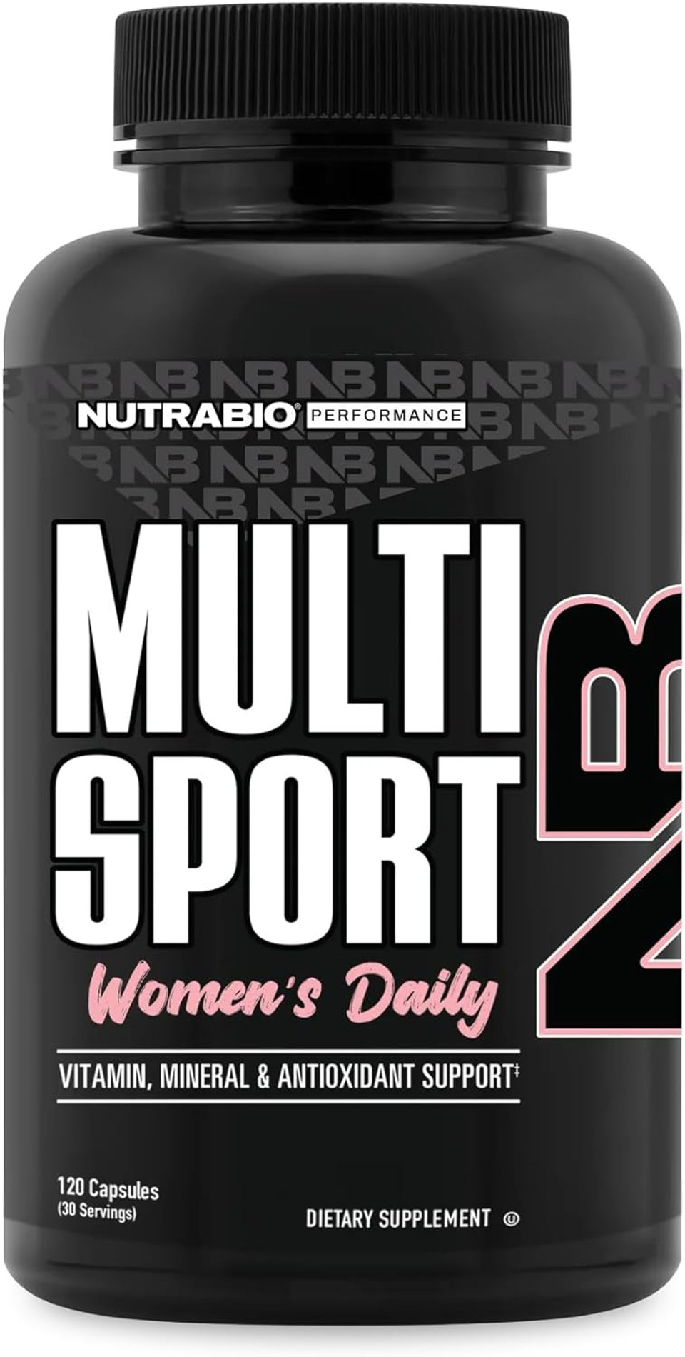 Nutrabio Multisport For Women - Womens Multivitamin - 33 Vitamins, Minerals, Micronutrients - Rich In Antioxidants - Supports Peak Athletic Performance, Energy, Metabolism (120 Vegetable Capsules) Nutrabio Multisport For Women - Womens Multivitamin - 33 Vitamins, Minerals, Micronutrients - Rich In Antioxidants - Supports Peak Athletic Performance, Energy, Metabolism (120 Vegetable Capsules)