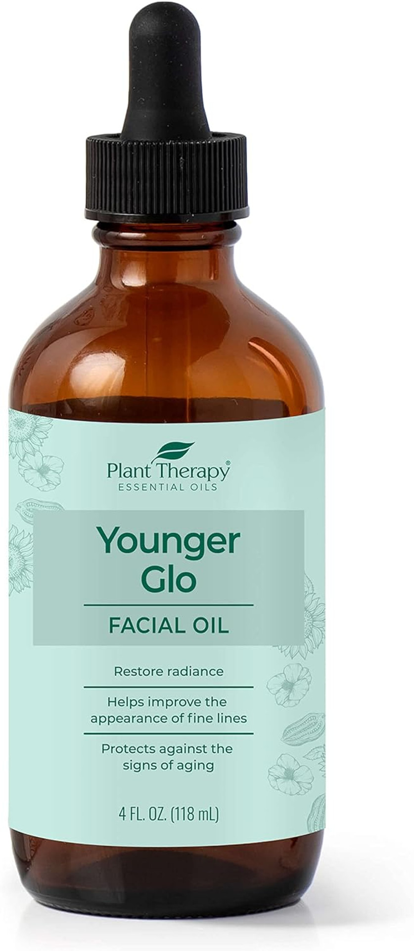Plant Therapy Younger Glo Carrier Oil Blend 4 Oz Base Oil For Aromatherapy, Essential Oil Or Massage Use