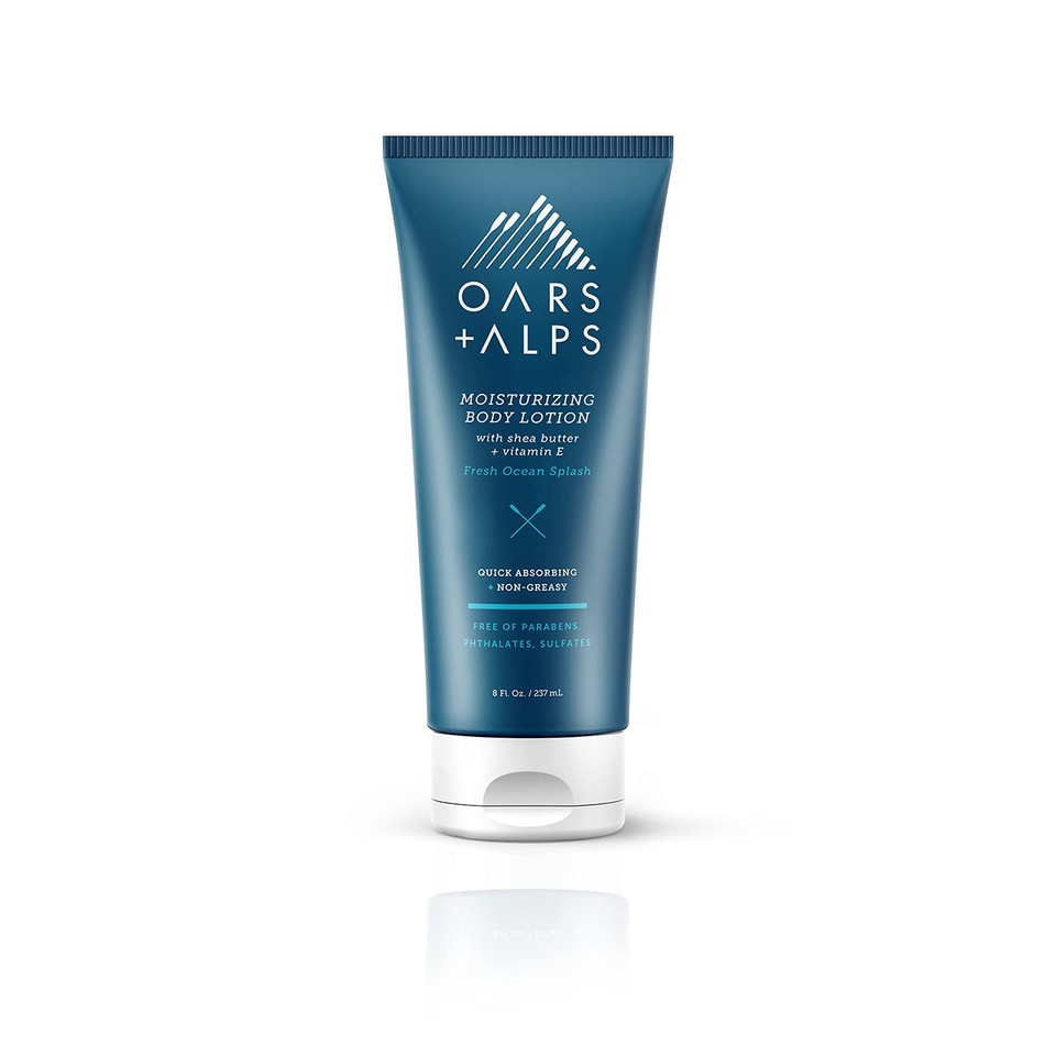 Oars + Alps Body Lotion With Vitamin E, Hydrates With Shea Butter And Sunflower Oil, Fresh Ocean Splash, 8 Oz