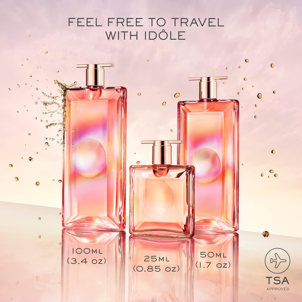 Lancã£Â´Me Idã£Â´Le Nectar Eau De Parfum - Long Lasting Fragrance With Notes Of Bright Florals & Warm Vanilla - Sweet & Floral Women'S Perfume - 3.4 Fl Oz