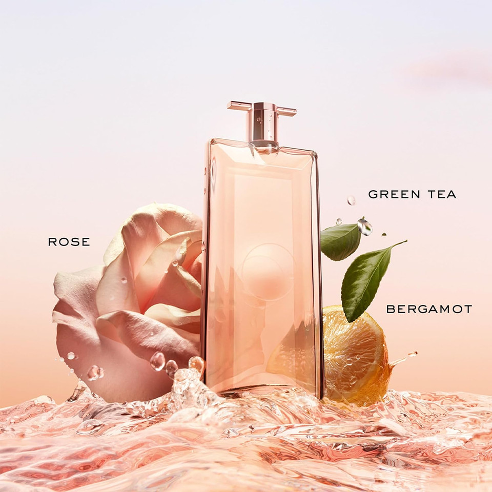 Lancã£Â´Me Idã£Â´Le Eau De Toilette - Fresh & Energizing Women'S Perfume - Long Lasting Fragrance With Notes Of Green Tea, Blooming Roses & Fresh Bergamot, 3.4 Fl Oz