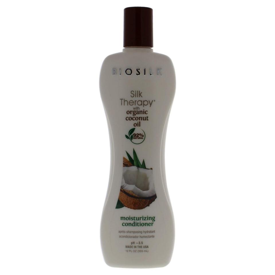 Biosilk Silk Therapy With Coconut Oil Moisturizing Conditioner Unisex Conditioner 12 Oz