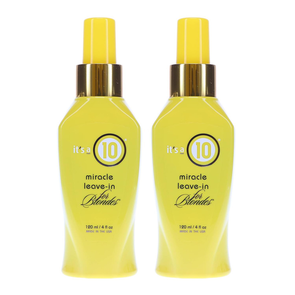 It'S A 10 Haircare Miracle Leave-In Conditioner Spray For Blondes - 4 Oz. - 2Ct
