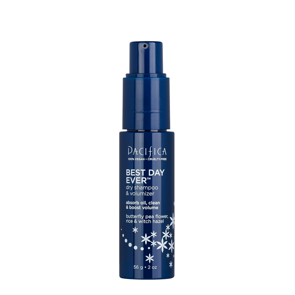Pacifica Beauty, Best Day Ever Dry Shampoo Powder, Talc-Free, Benzene Free, Boosts Volume, Soaks Up Excess Oil, 2 Oz, Vegan