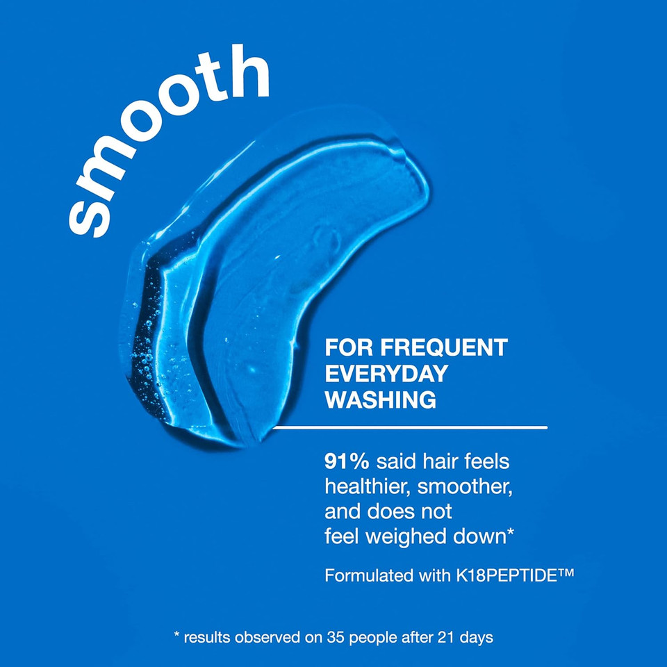 K18 Peptide Prepã¢Â Smoothing Ph Maintenance Color-Safe Shampoo For Daily Use - Ph-Optimized, Certified Microbiome Friendly Formula For Gentle Yet Effective Cleansing, 8.5 Fl Oz