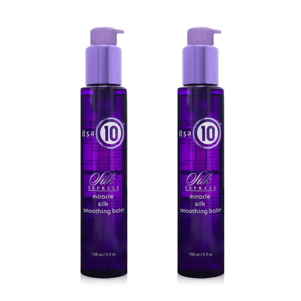 It'S A 10 Haircare Silk Express Miracle Silk Smoothing Balm, 5 Fl. Oz. (Pack Of 2)