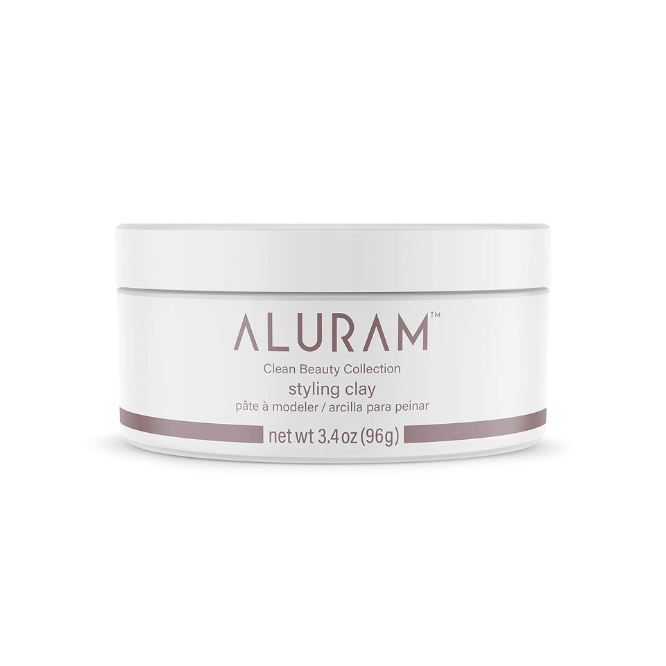 Aluram Hair Styling Clay, Soft Satin Finish, Clean Beauty Haircare For All Hair Types, 3.4 Fl Oz