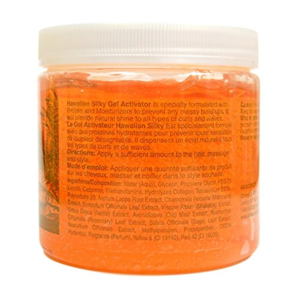 Hawaiian Silky Gel Activator 8 Ounce, Pink, 8 Ounce