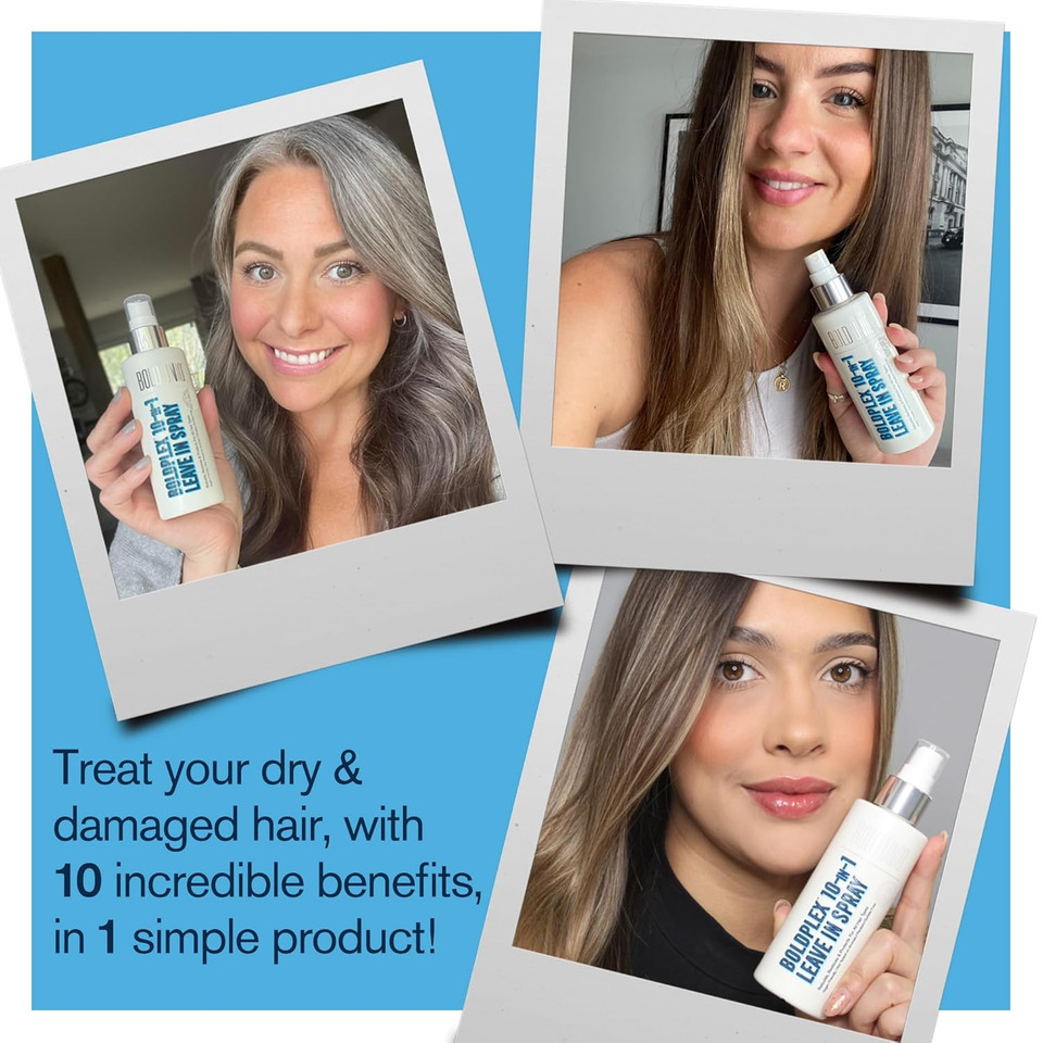 Boldplex Heat Thermal Protectant -10-In-1 Leave In Treatment Spray For Frizzy, Dry, Damaged, Colored, Broken, Curly & Bleached Hair Types- Paraben & Sulfate-Free. Cruelty Free, 100% Vegan. 5.9 Fl.Oz Boldplex Heat Thermal Protectant -10-In-1 Leave In Treatment Spray For Frizzy, Dry, Damaged, Colored, Broken, Curly & Bleached Hair Types- Paraben & Sulfate-Free. Cruelty Free, 100% Vegan. 5.9 Fl.Oz