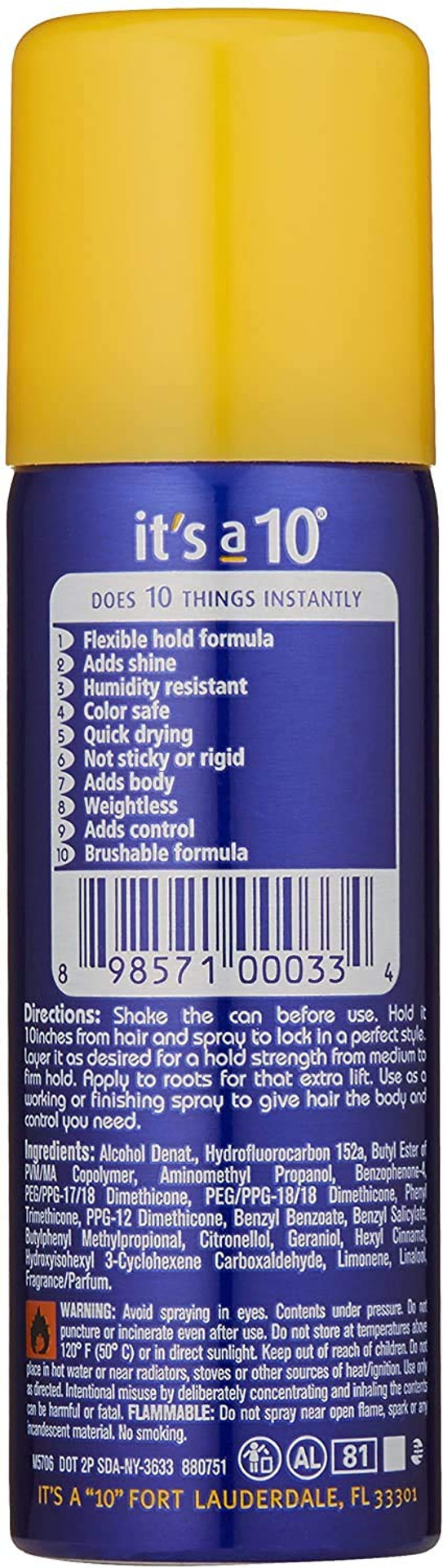 It'S A 10 Haircare Miracle Finishing Spray, 1.7 Oz (Pack Of 4)