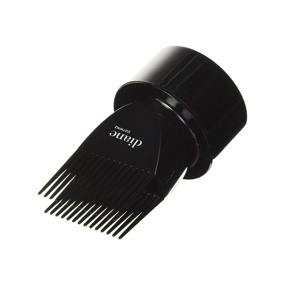 Diane Dryer Pick Attachment  Blow Dryer Comb Attachment, Fits Most Dryers With 2 Barrels  Black  D27Wn2