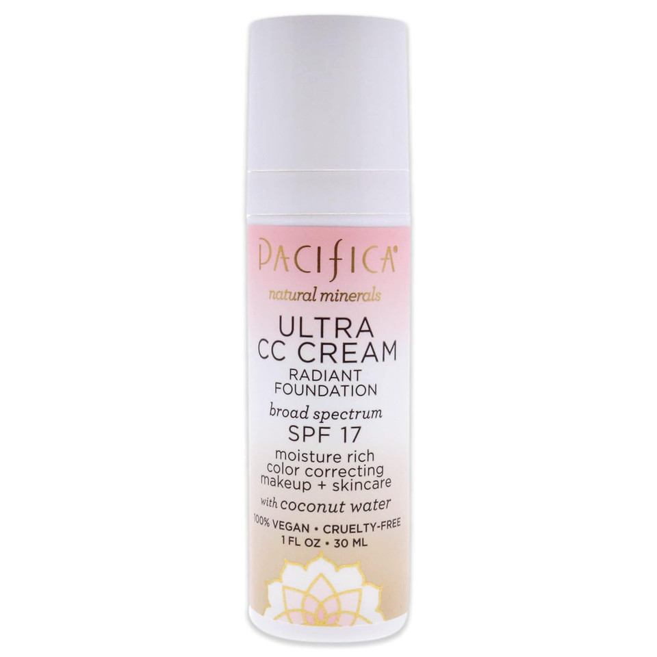 Pacifica Ultra Cc Cream Radiant Foundation Spf 17 - Natural-Medium Women 1 Oz
