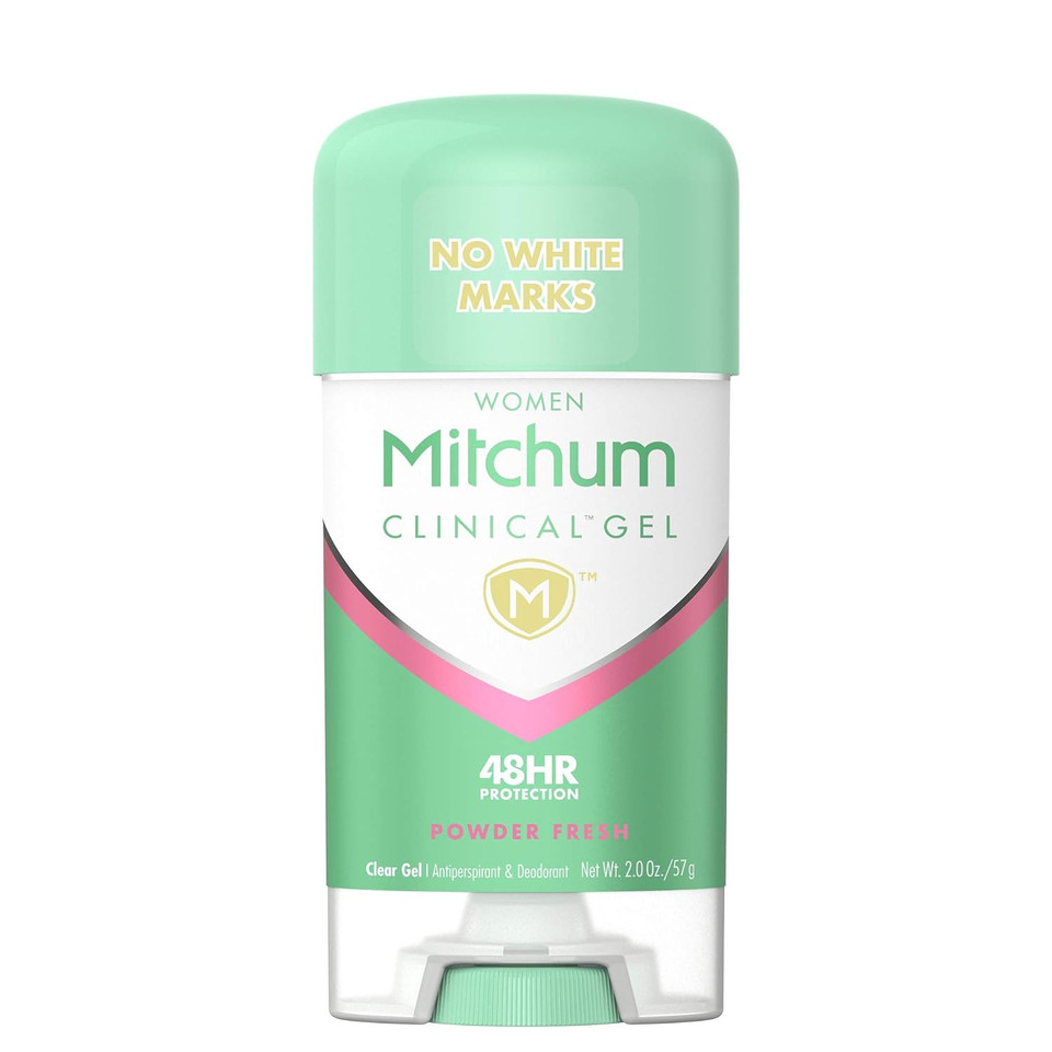 Mitchum Women Clinical Gel Antiperspirant Deodorant, Powder Fresh, 2.0Oz
