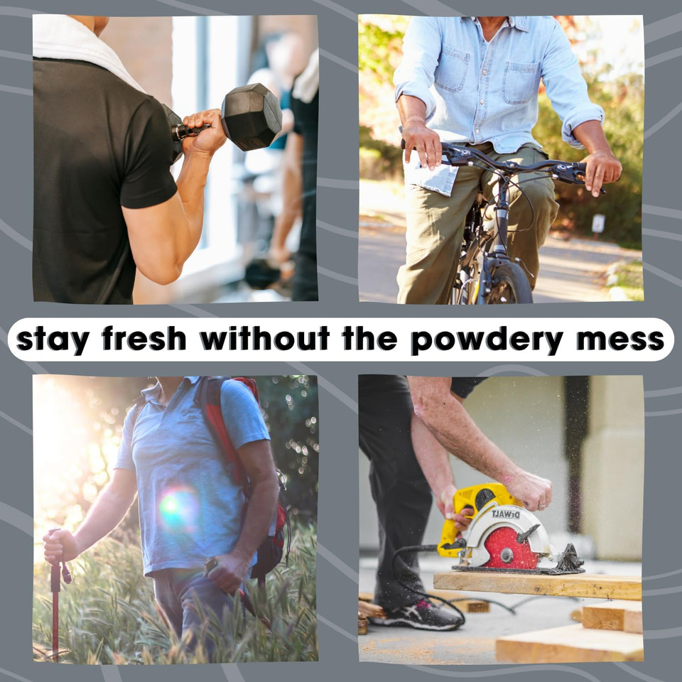 Fresh Balls Deodorant For Men: Anti Chafing Ball Cream To Powder For Menã¢ÂS Groin, Private Parts | Comfort Lotion Is Aluminum-Free & Talc-Free, 3.4 Oz