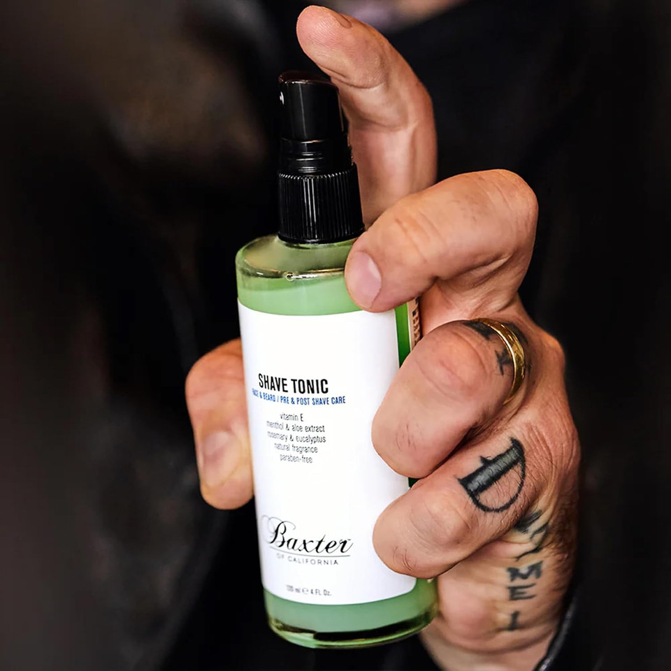 Baxter Of California Shave Tonic For Men | Non-Drying | Hydrate & Strengthen | Aloe Extract And Eucalyptus | 4 Fl Oz Baxter Of California Shave Tonic For Men | Non-Drying | Hydrate & Strengthen | Aloe Extract And Eucalyptus | 4 Fl Oz