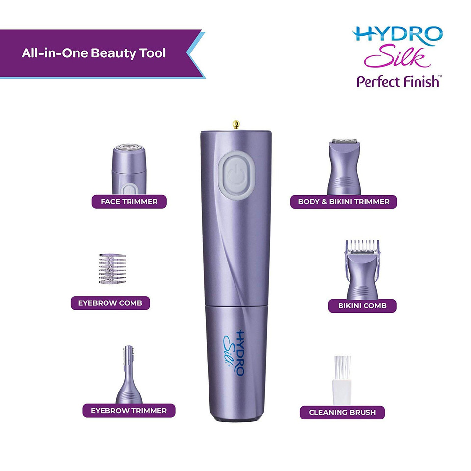Perfect Finish Trimmer, 8-In-1 Grooming Kit For Women
