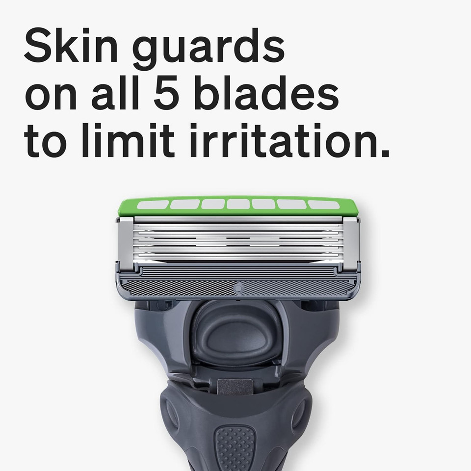 Schick Hydro Sensitive Razor  For Men With Sensitive Skin With 5 Razor Blades