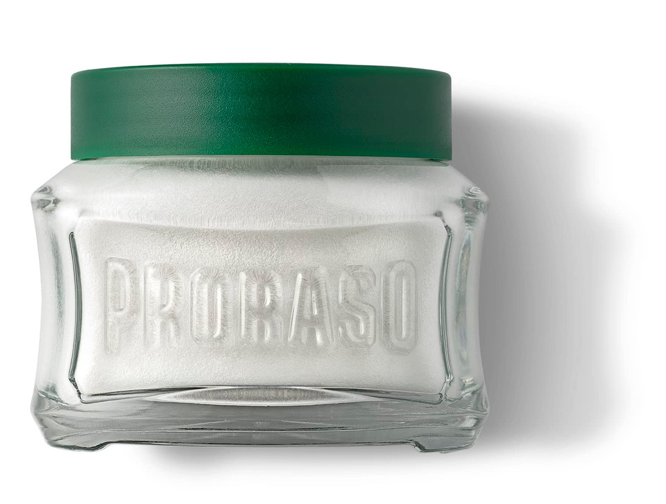 Proraso Pre-Shave Conditioning Cream For Men, Refreshing And Toning With Menthol And Eucalyptus Oil, 3.6 Oz
