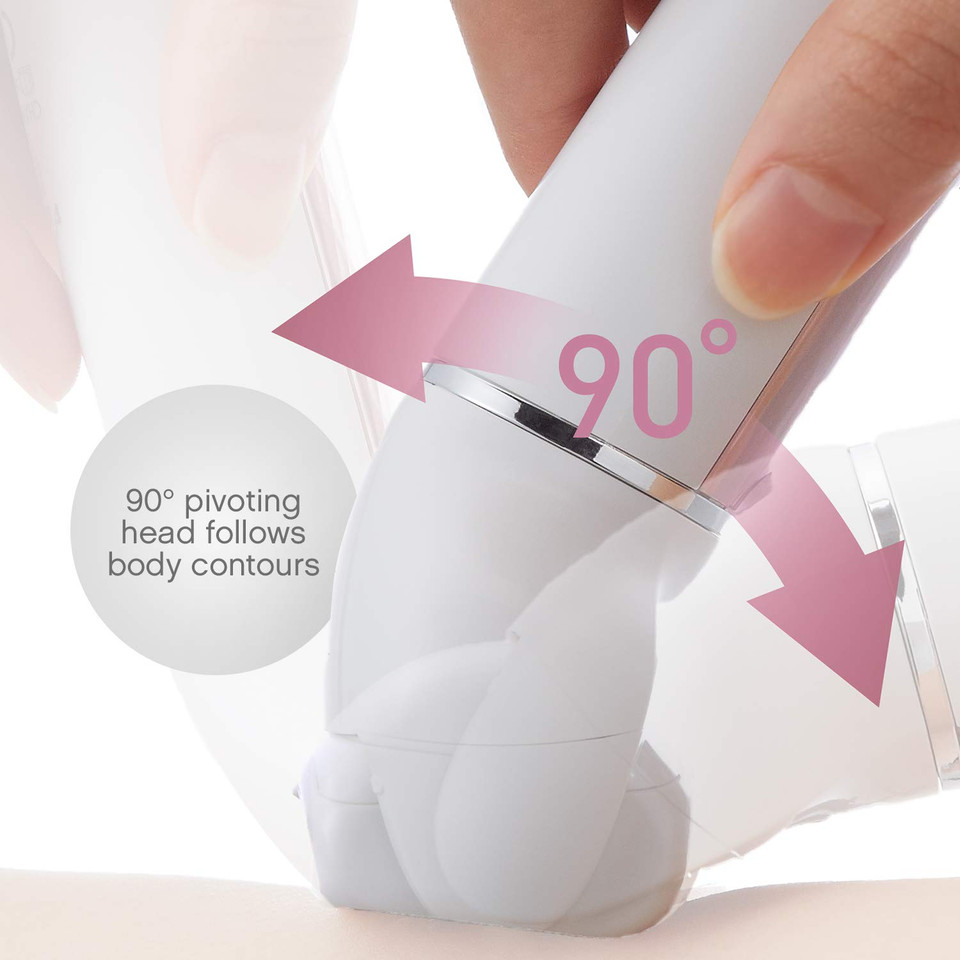 Panasonic, Cordless Shaver Epilator For Women With 5 Attachments Gentle Wetdry Hair Removal For Legs Underarms Bikini Face Esel7Ap, White, 1 Count Panasonic, Cordless Shaver Epilator For Women With 5 Attachments Gentle Wetdry Hair Removal For Legs Underarms Bikini Face Esel7Ap, White, 1 Count