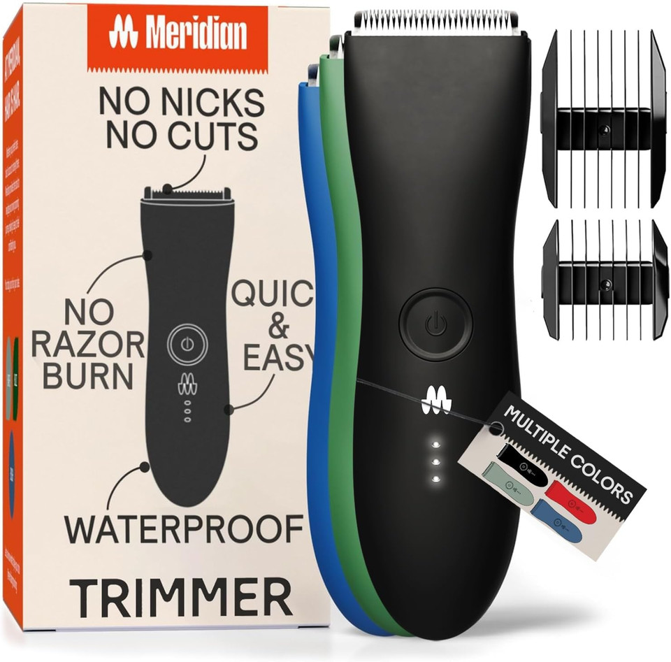 Meridian Manscape, Body Hair Trimmer For Men And Women, Pubic Hair Trimmer Men, Manscaper, Body Shaver, Body Trimmer For Men, Men Body Shaver