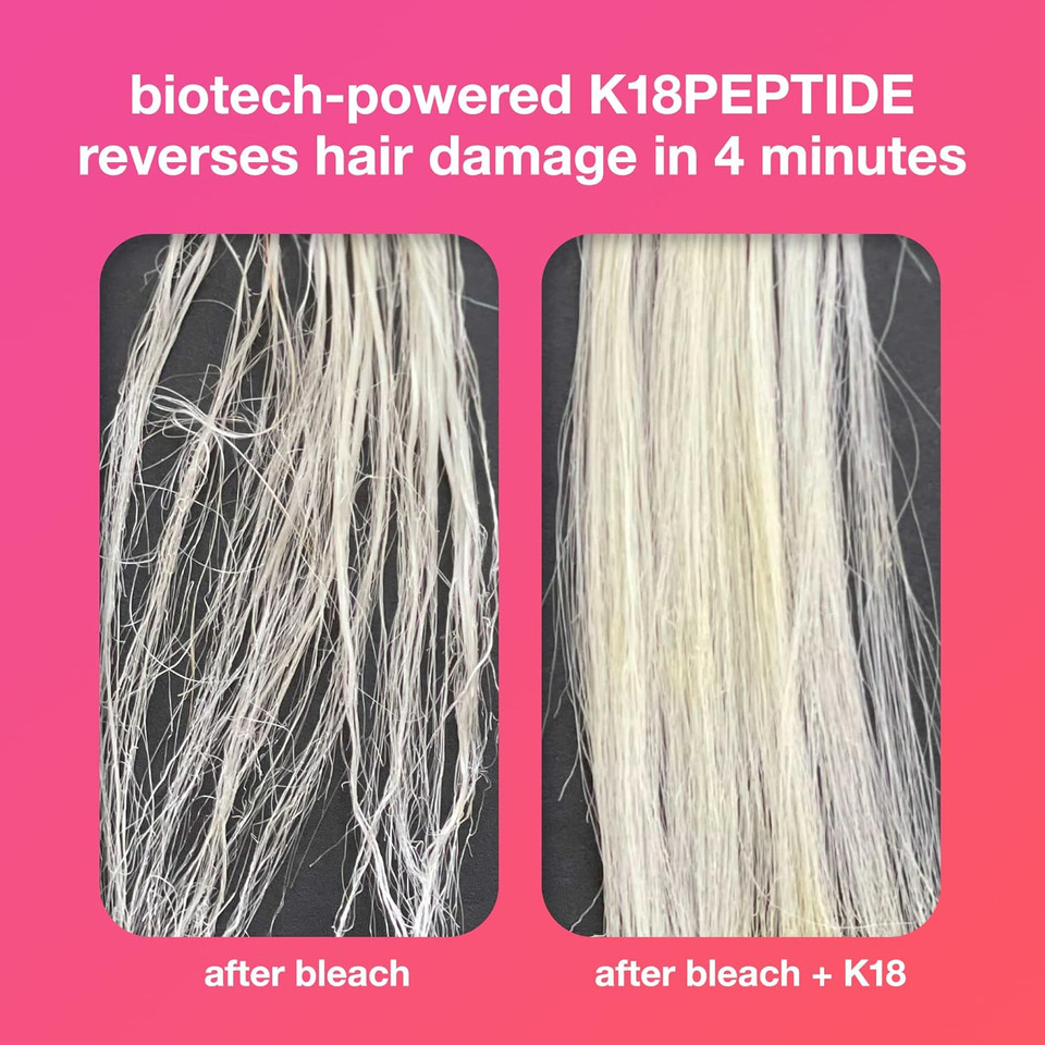 K18 Hair Repair Kit - Hair Mask (15Ml) And Detox Shampoo (8.5 Oz)