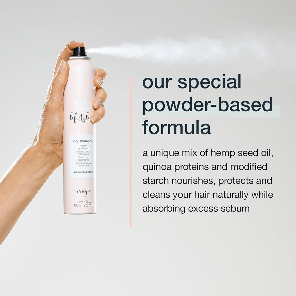 Milk_Shake Lifestyling Dry Shampoo - Instant Dry Shampoo For Women For Flat, Dry Or Oily Hair - 1.6 Fl Oz