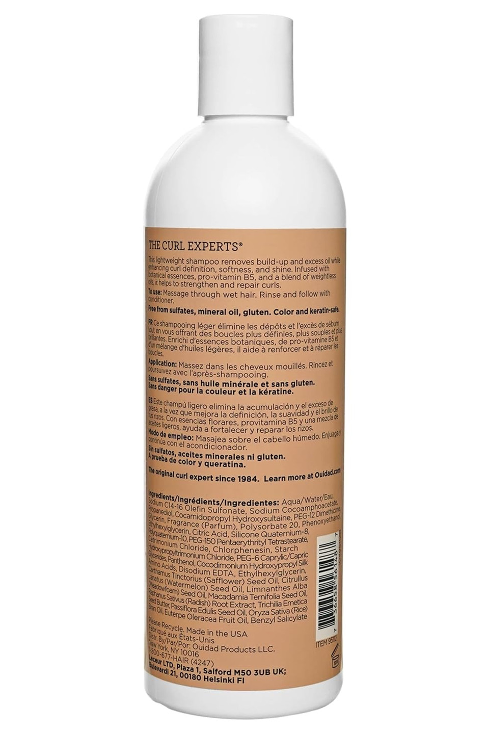 Ouidad Curl Shaper Good As New Moisture Restoring Shampoo, 12 Fl Oz