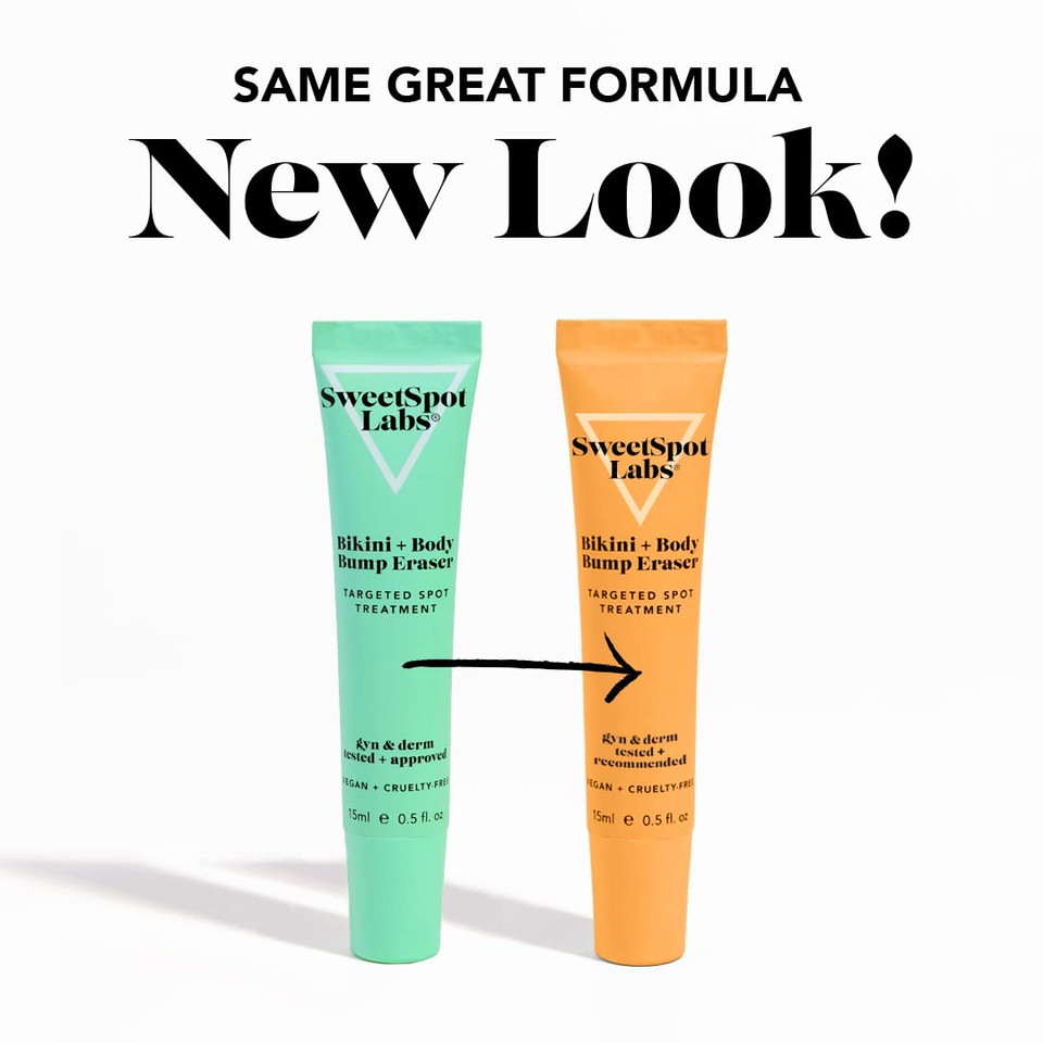 Sweetspot Labs Bikini & Body Bump Eraser | Treat Razor Bumps & Dark Spots | With Essential Ingredients Niacinamide & Bentonite Clay | Pack Of 2 X 0.5Oz