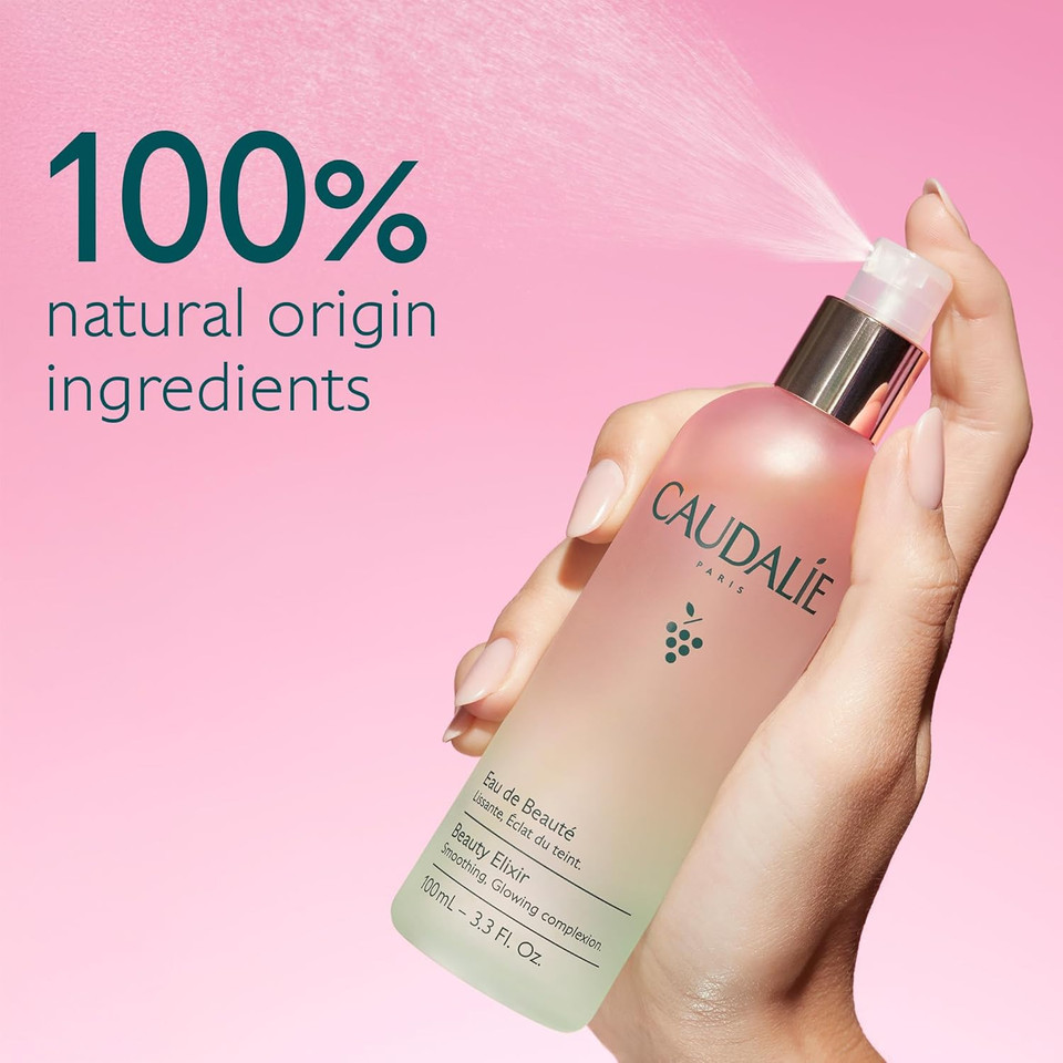 Caudalie Beauty Elixir Face Mist: Toner That Tightens Pores + Reduces Dullness + Sets Makeup