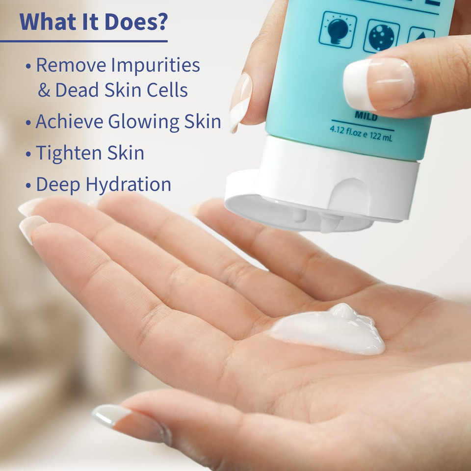 Ebanel Bundle Of 2.5% Retinol Moisturizer, And Exfoliating Face Scrub Peeling Gel 4.12 Oz