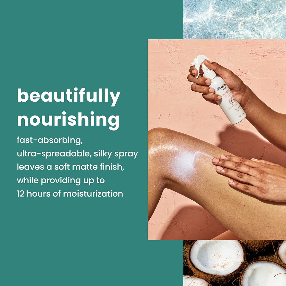 Hawaiian Tropic Mineral Skin Nourishing Milk Sunscreen Spray Lotion Spf 30, 3.4Oz | Sun Milk, Zinc Oxide Sunscreen, Mineral Sunblock, Oxybenzone Free Sunscreen, Travel Size Sunscreen, 3.4Oz