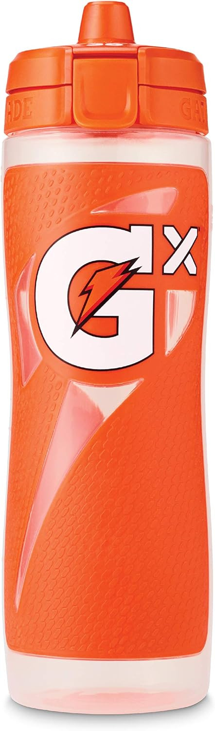 Gatorade Gx Hydration System, Non-Slip Gx Squeeze Bottles & Gx Sports Drink Concentrate Pods,Gray