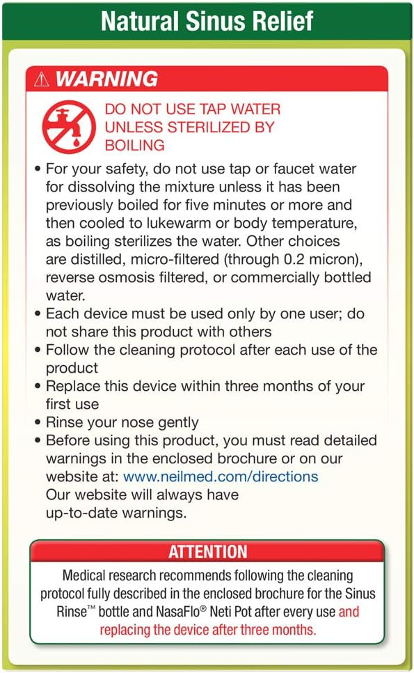 Sinus Rinse 16Oz Extra Large Bottle