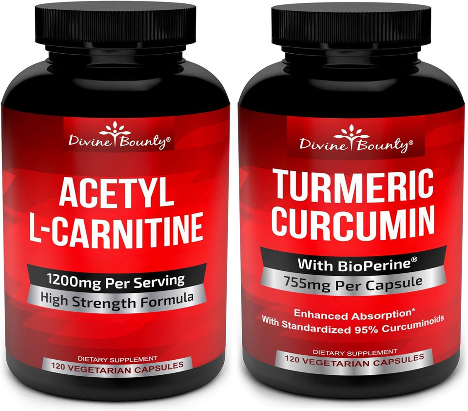 Acetyl L-Carnitine & Turmeric Curcumin With Bioperine Bundle