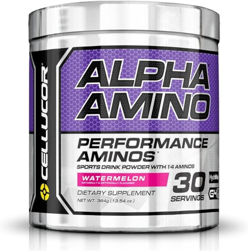 Cellucor Alpha Amino Eaa & Bcaa Powder | Branched Chain Essential Amino Acids + Electrolytes | Fruit Punch | 30 Servings