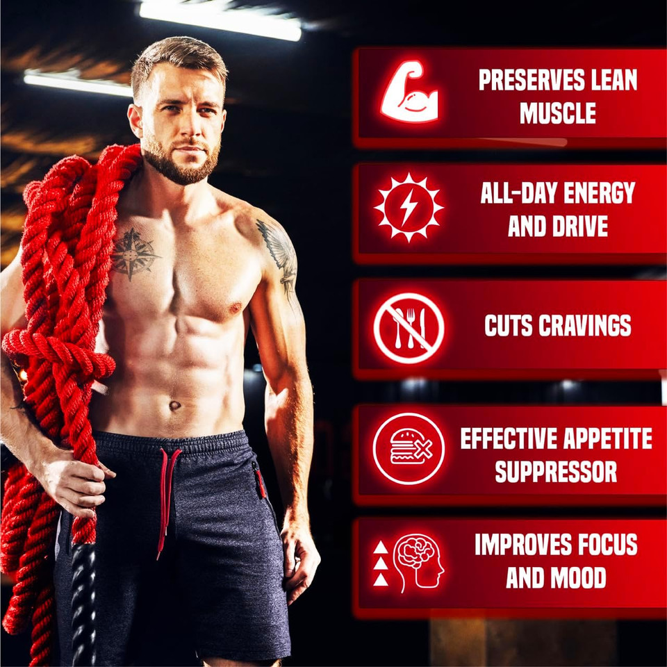 Old School Labs Fat Burner | The First Weight Loss Pills To Preserve Lean Muscle & Burn Stubborn Fat | Appetite Suppressant For Weight Loss Formulated To Keep Muscle & Increase Energy | 120 Diet Pills