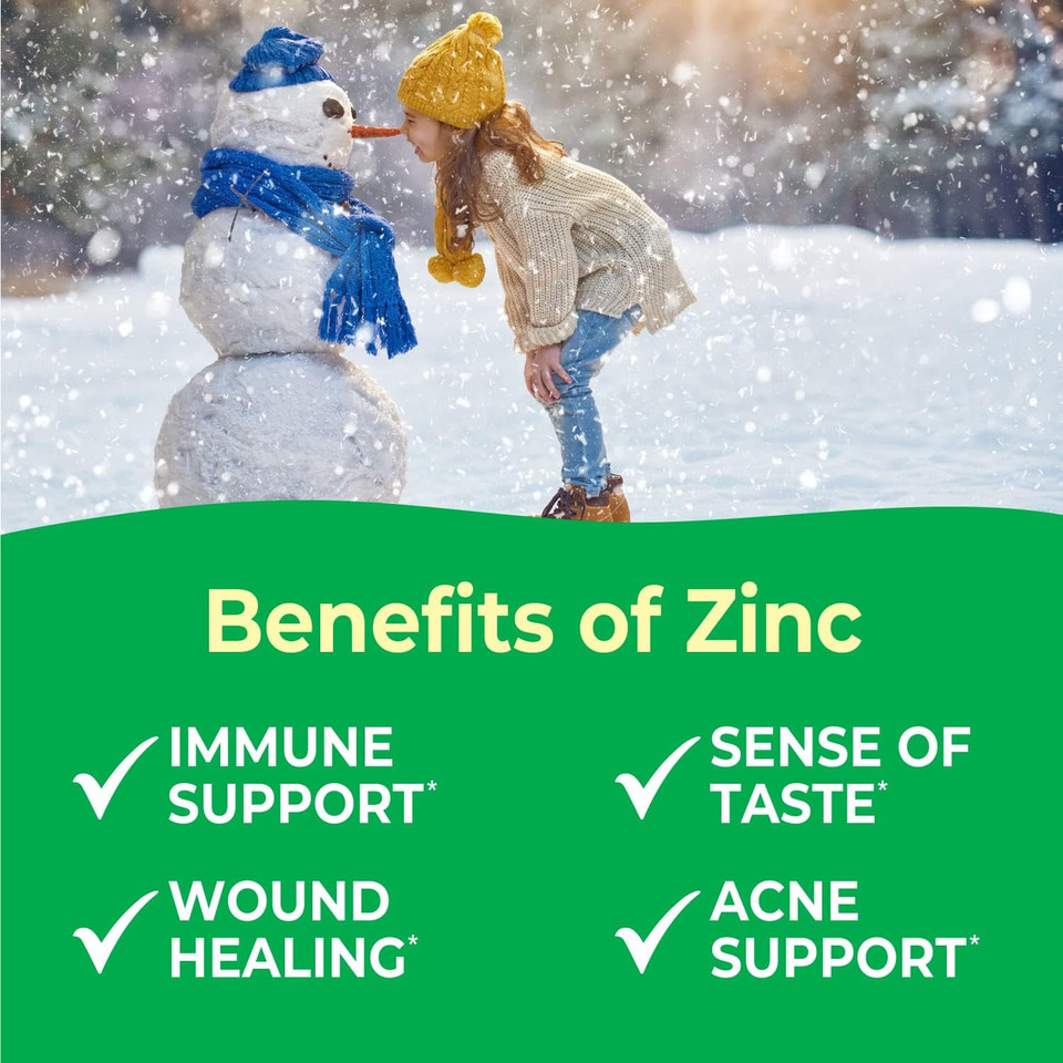 Kids Zinc 15Mg Chewable Tablets - Natural Cherry Flavor - Vegan, Vegetarian, Gmo-Free, Gluten Free, Nut Free Vitamins - Dietary Supplement For Immune Support - For Children - 120 Chewables