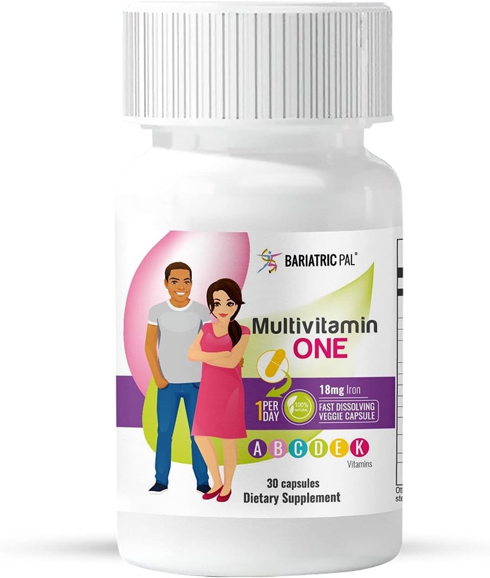 Bariatricpal 30-Day Bariatric Vitamin Bundle Multivitamin One 1 Per Day! Capsule With 18Mg Iron Easy Swallow Calcium Citrate (600Mg) And D3 Coated Tablets