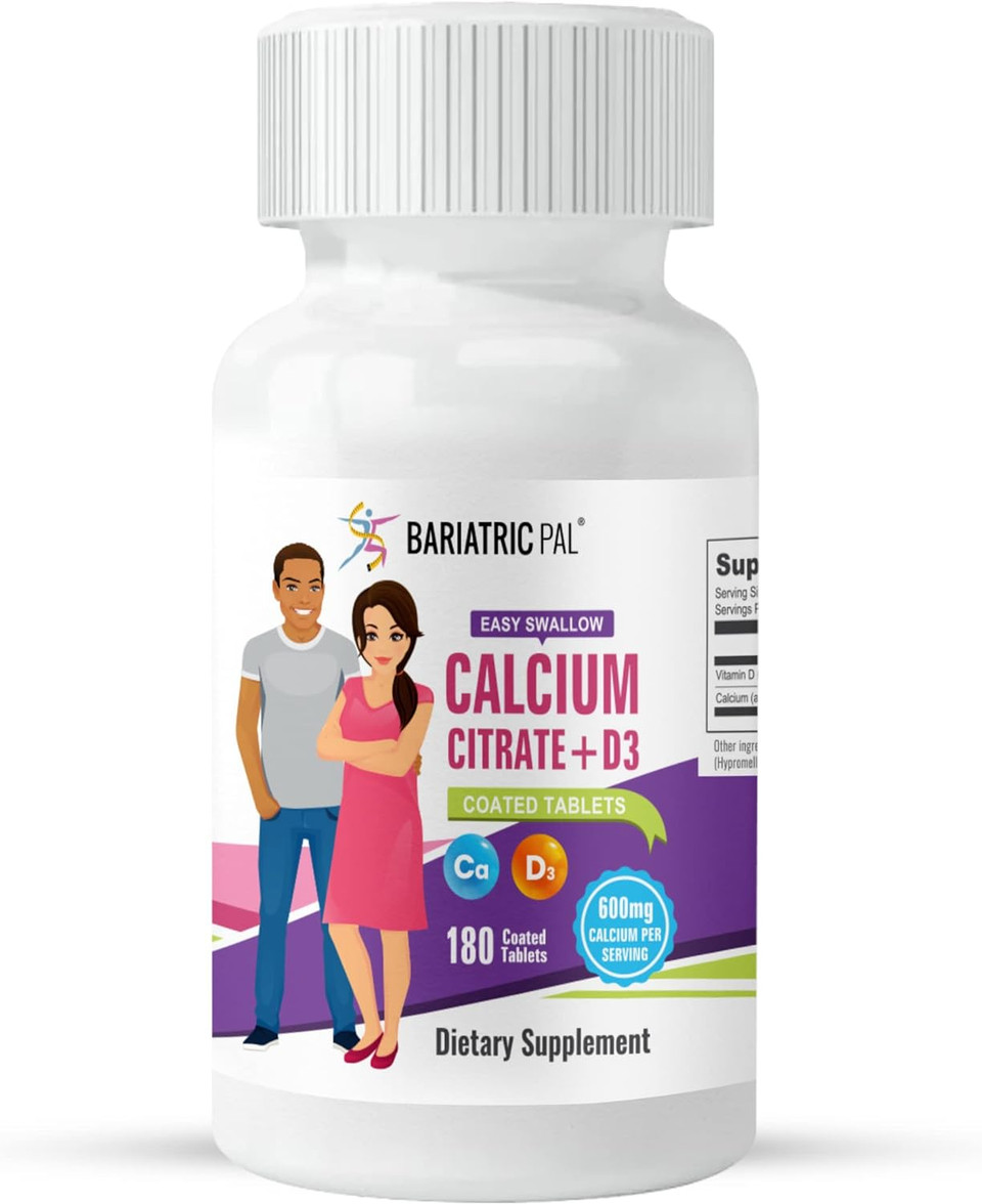 Bariatricpal 30-Day Bariatric Vitamin Bundle Multivitamin One 1 Per Day! Capsule With 60Mg Iron Easy Swallow Calcium Citrate (600Mg) And D3 Coated Tablets
